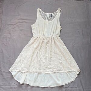 H&M White Lace High-Low Sundress – Coquette | Cottagecore | Bridal-Shower Sz 12